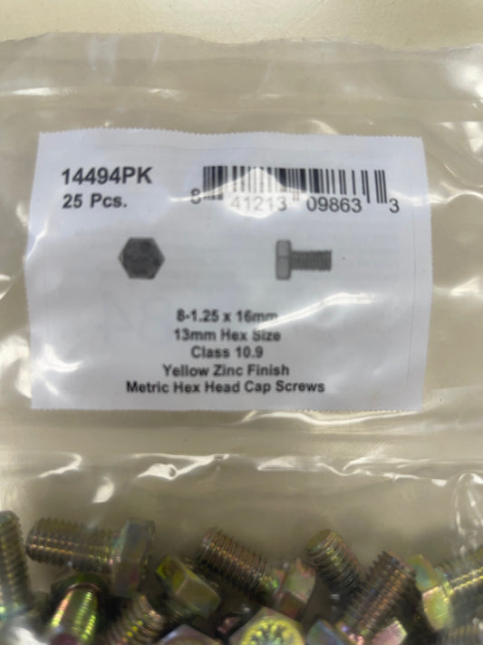 DISCO Automotive Hardware OEM: 14494PK YZ Cl 10.9 Hex Head Cap Screw 8-1.25 x 16mm Din 931 5 CLIPS RIVETS FREE SHIP PLASTIC SCREWS BULBS RETAINERS PUSH 14494PK YZ Cl 10.9 Hex Head Cap Screw 8-1.25 x 16mm Din 931 KING SERIES TRUCKS PARTS ACCESSORIES 6 DOOR PICKUPS 6 DOOR PICKUP 6 DOOR TRUCK 6 DOOR TRUCKS