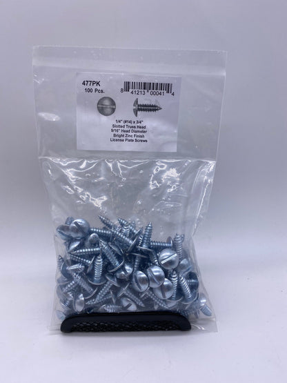 DISCO Automotive Hardware OEM: 477PK Zinc License Plate Screws 14 x 3/4" Slott2ed Truss Head 00 CLIPS RIVETS FREE SHIP PLASTIC SCREWS BULBS RETAINERS PUSH 477PK Zinc License Plate Screws 14 x 3/4" Slott2ed Truss Head KING SERIES TRUCKS PARTS ACCESSORIES 6 DOOR PICKUPS 6 DOOR PICKUP 6 DOOR TRUCK 6 DOOR TRUCKS