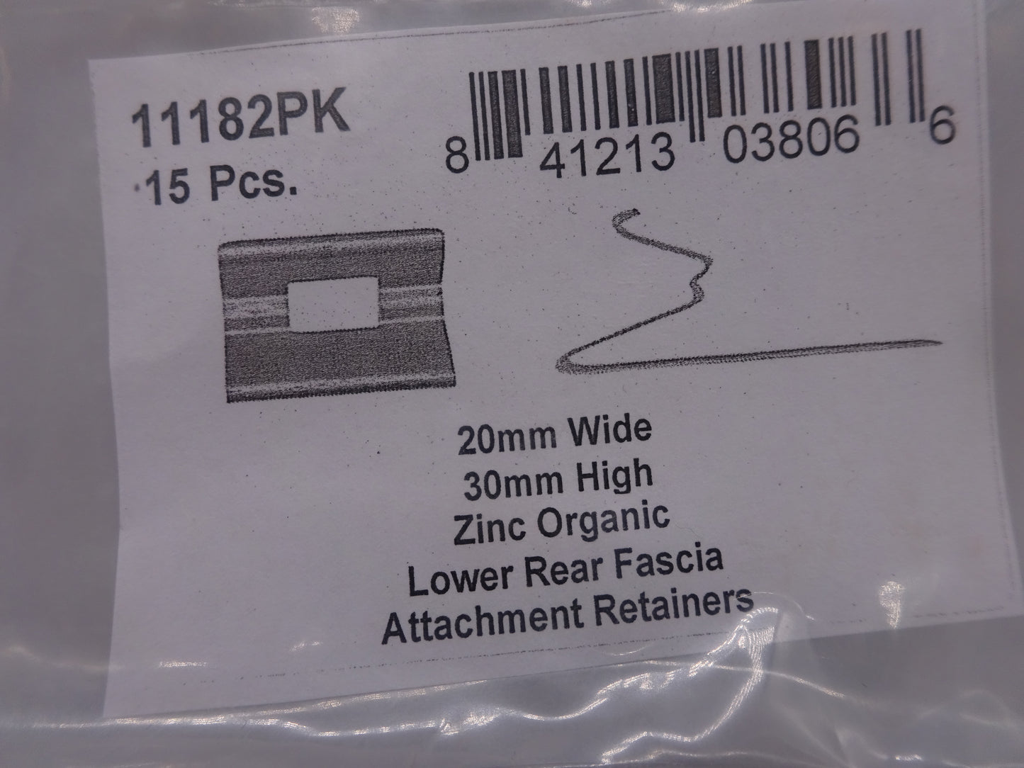 DISCO Automotive Hardware G.M. OEM: 12493719 11182PK Zinc Org Attachment Retainers 20mm x 30mm Lower Rear Fascia 5 CLIPS RIVETS FREE SHIP PLASTIC SCREWS BULBS RETAINERS PUSH 11182PK Zinc Org Attachment Retainers 20mm x 30mm Lower Rear Fascia KING SERIES TRUCKS PARTS ACCESSORIES 6 DOOR PICKUPS 6 DOOR PICKUP 6 DOOR TRUCK 6 DOOR TRUCKS