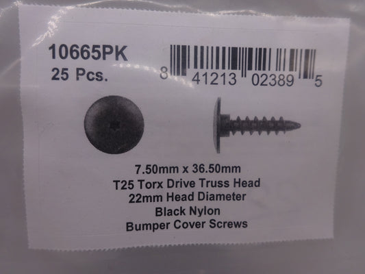 DISCO Automotive Hardware Chrysler OEM: 6507866AA 10665PK Black Nylon Bumper Cover Ret 7.5mmx36.5mm #3SquareTruss Hd 5 CLIPS RIVETS FREE SHIP PLASTIC SCREWS BULBS RETAINERS PUSH 10665PK Black Nylon Bumper Cover Ret 7.5mmx36.5mm #3SquareTruss Hd KING SERIES TRUCKS PARTS ACCESSORIES 6 DOOR PICKUPS 6 DOOR PICKUP 6 DOOR TRUCK 6 DOOR TRUCKS