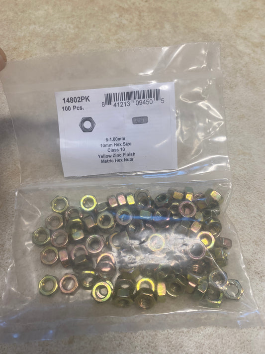 DISCO Automotive Hardware OEM: 14802PK Class 10 Metric Hex Nutss 6-1.00 00 CLIPS RIVETS FREE SHIP PLASTIC SCREWS BULBS RETAINERS PUSH 14802PK Class 10 Metric Hex Nutss 6-1.00 KING SERIES TRUCKS PARTS ACCESSORIES 6 DOOR PICKUPS 6 DOOR PICKUP 6 DOOR TRUCK 6 DOOR TRUCKS